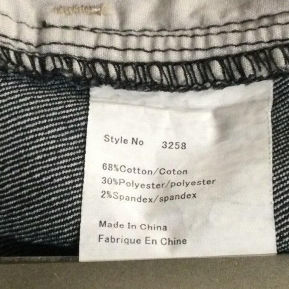 👛 (ANY 2/$20) BELLISSIMA Pencil Blue Denim Jean Skirt, 12 - Picture 8 of 9